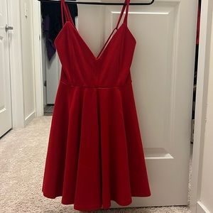 Windsor red strappy dress
